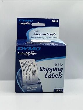 Dymo White Shipping Labels 30256 Boxed Roll